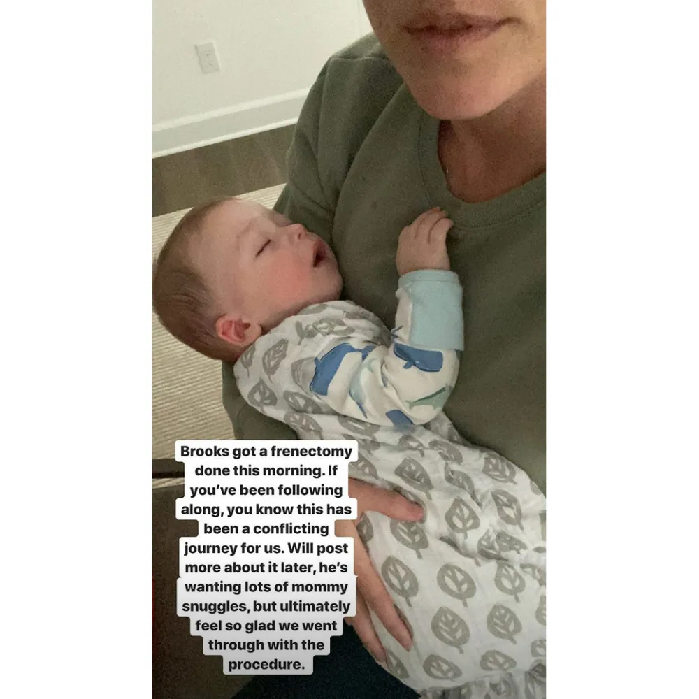 Jade-Roper-Reveals-6-Month-Old-Son-Brooks-Had-Frenectomy