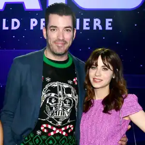 Jonathan Scott Zooey Deschanel Valentine's Day plans