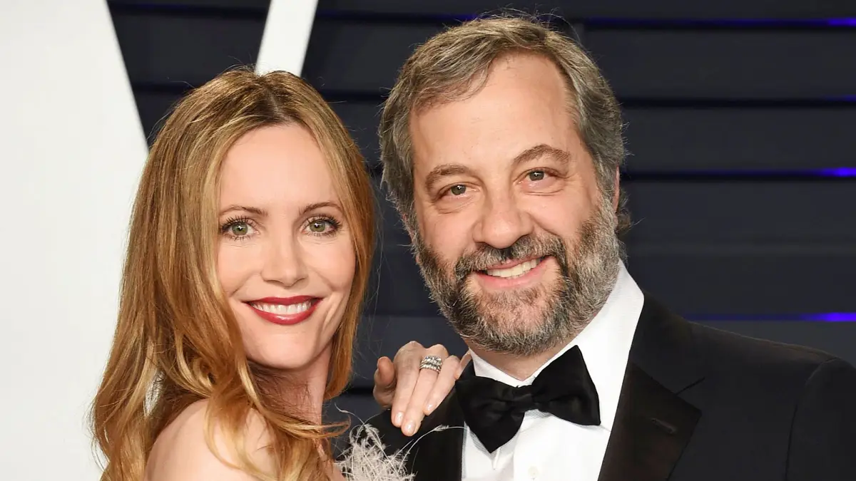 Leslie Mann and Judd Apatow