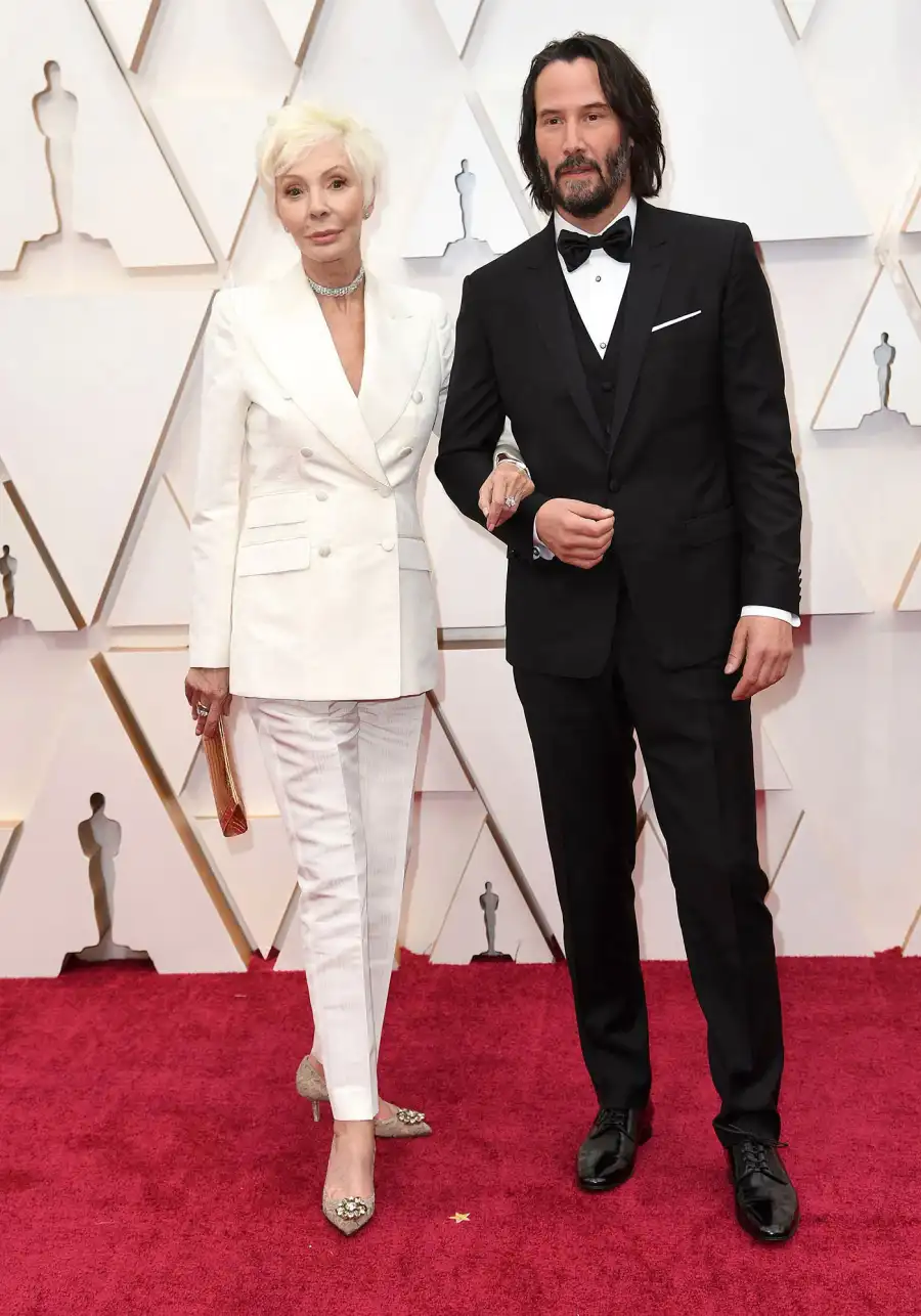 Keanu Reeves and Mother Patricia Taylor Oscars 2020