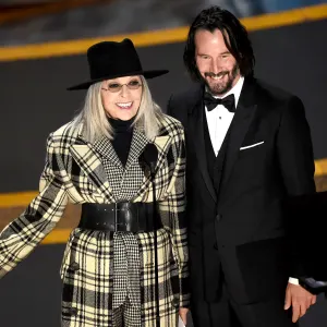 Keanu and Diane Keaton Have ‘Something’s Gotta Give’ Reunion