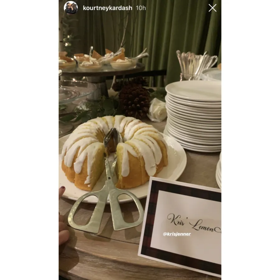 Kris-Jenner-Prepares-Her-Lemon-Cake-for-the-Kardashian-Holiday-Party