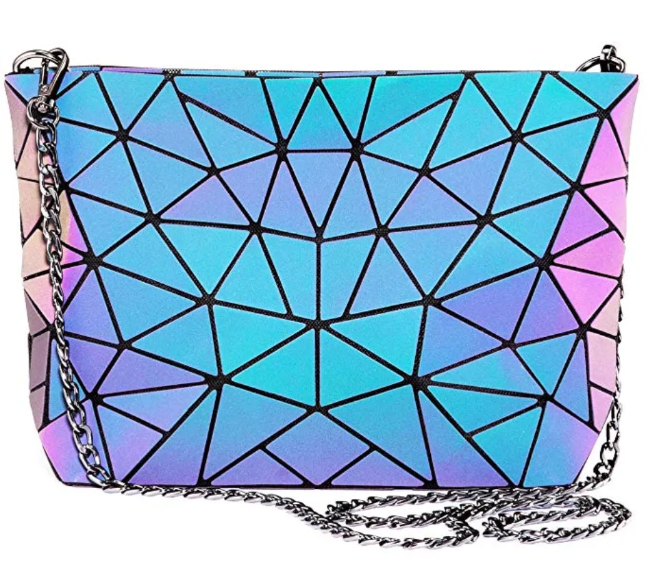 LOVEVOOK Geometric Luminous Crossbody Bag