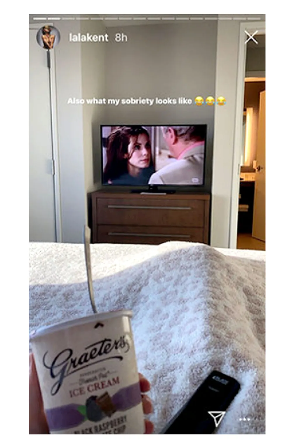 Lala Kent Says Ice Cream Helped Her Stay Sober Day Weakness