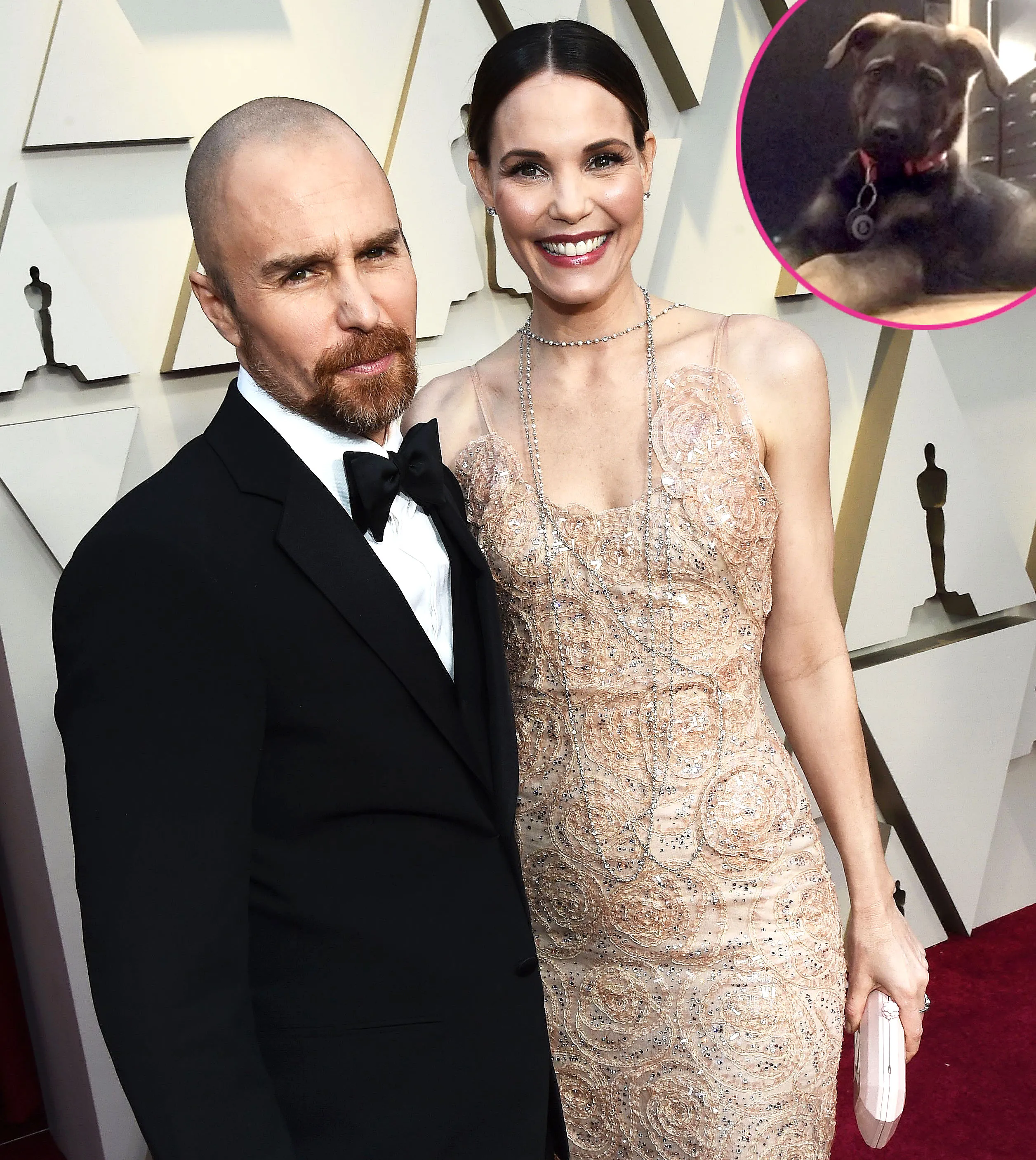 Leslie Bibb Sam Rockwell Add to Their Family New Rescue Pup