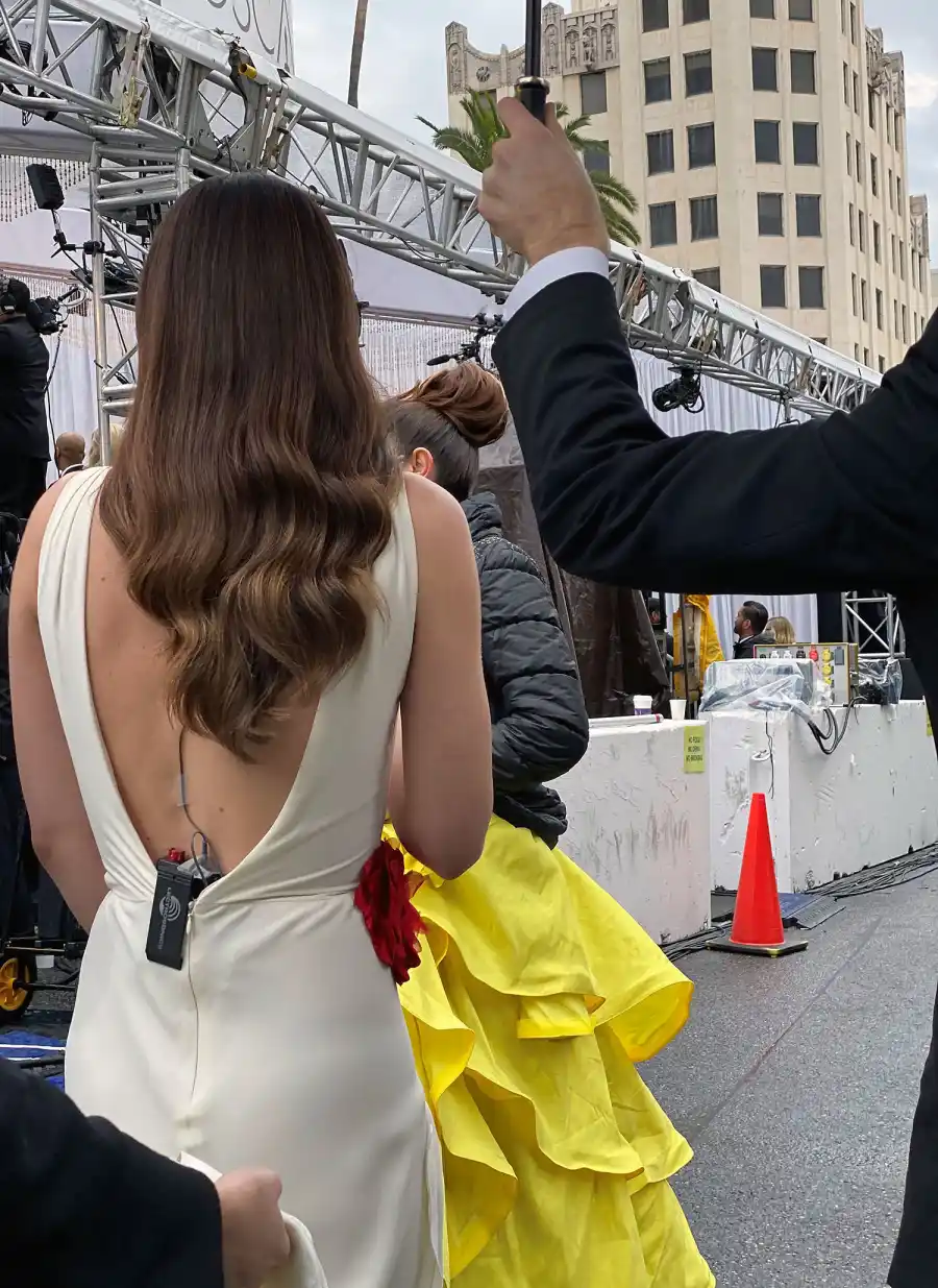 Lily Aldridge Oscars 2020 Look BTS