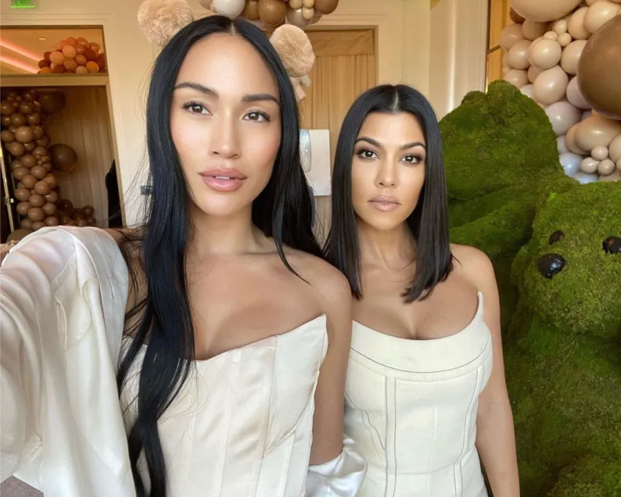 Stephanie Shepherd Kourtney Kardashian Malika Haqq Celebrates Teddy Bear-Themed Baby Shower