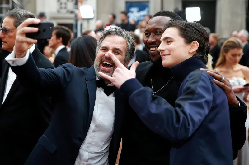 Mark Ruffalo Mahershala Ali and Timothee Chalamet Unseen Moments at Oscars 2020