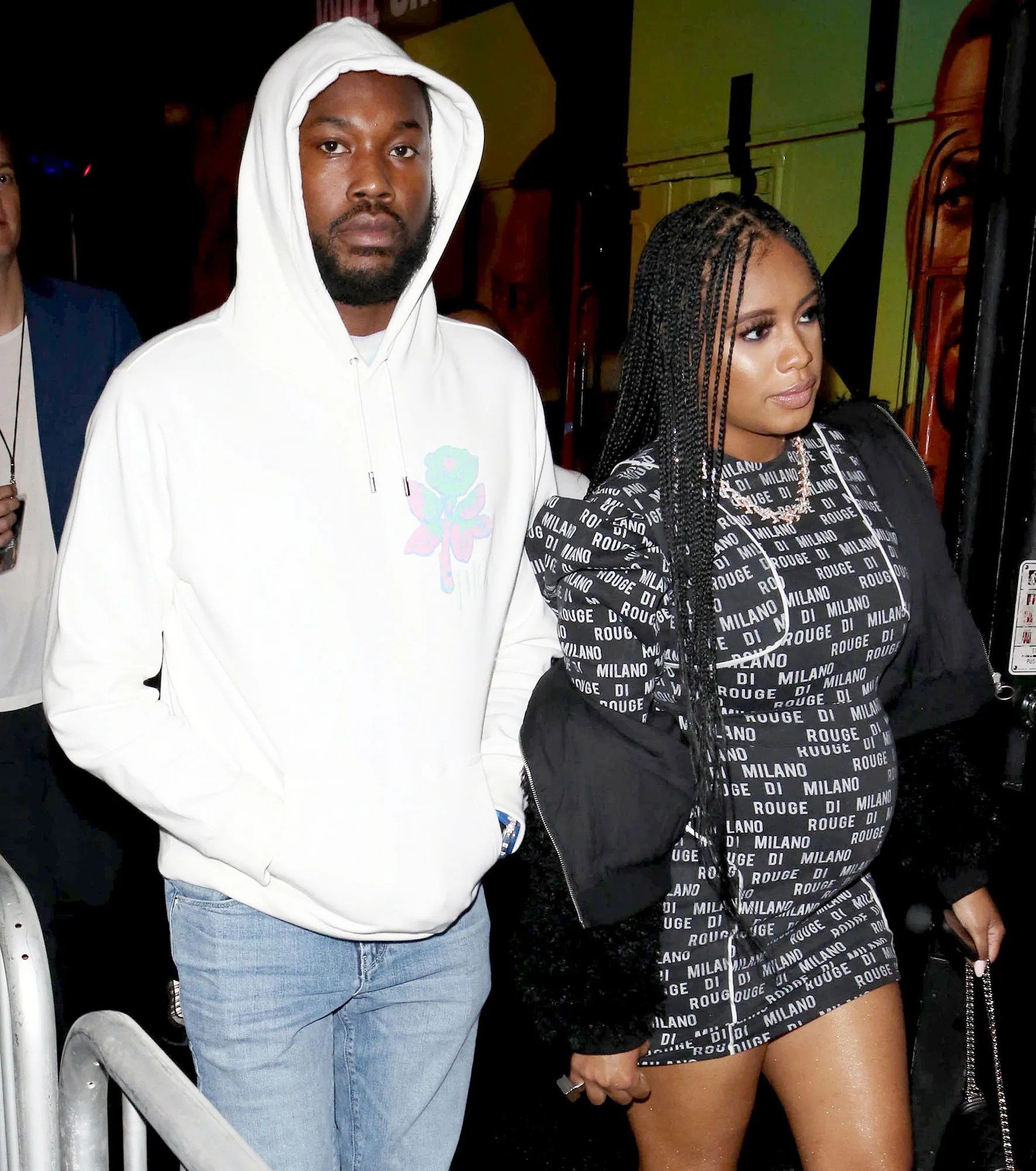 Meek Mills Says Girlfriend Milan Harris Is Pregnant in Since Deleted Tweet