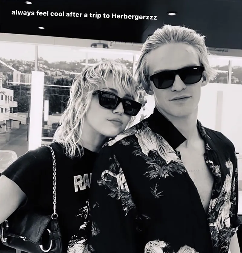 Miley Cyrus and Cody Simpson Get Couple Haircuts