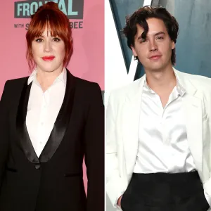 Molly-Ringwald-Posts-Pic-of-Cole-Sprouse-and-Her-Dog