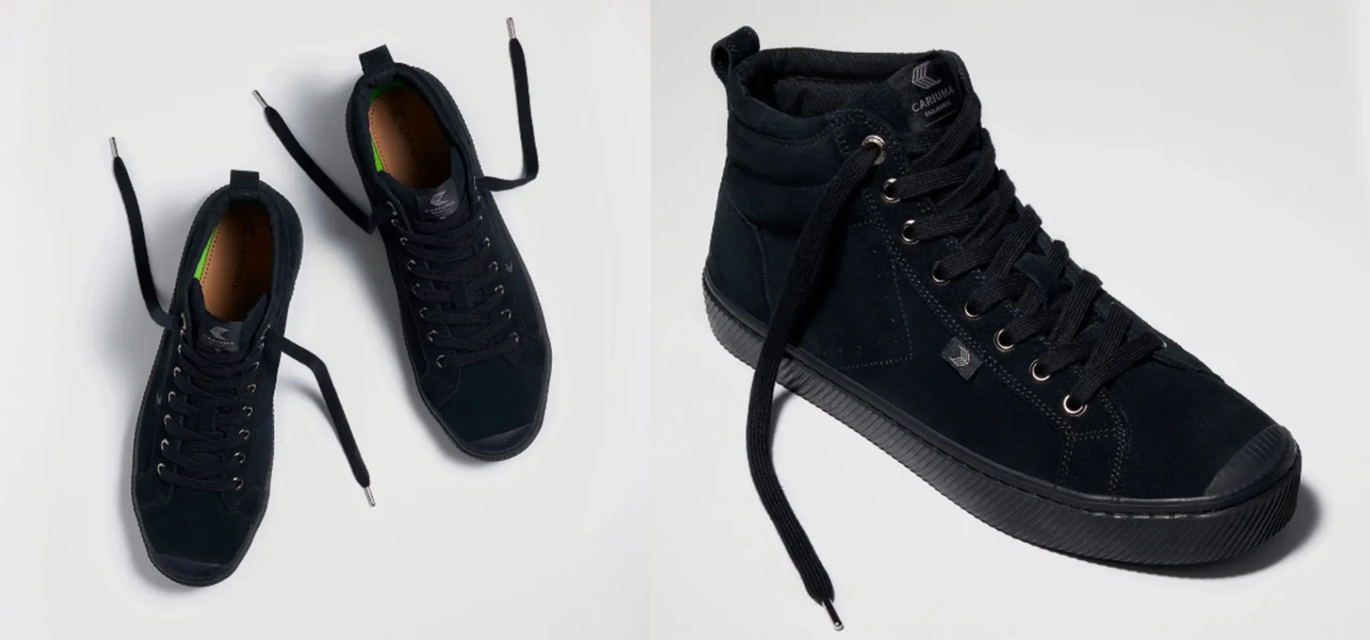 OCA High Triple Black Suede