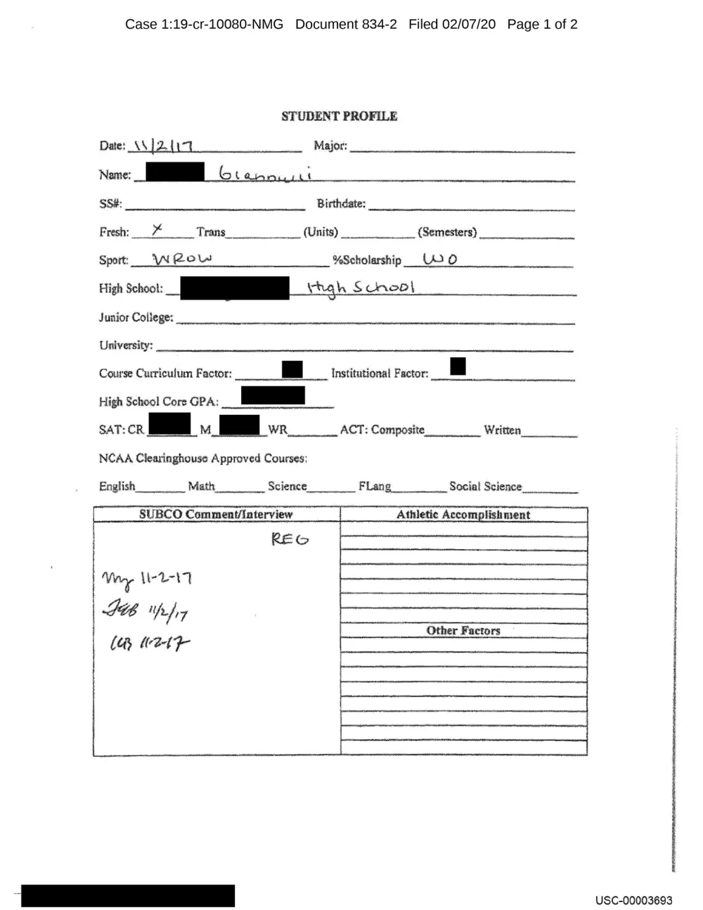 Olivia Jade Fake Resume