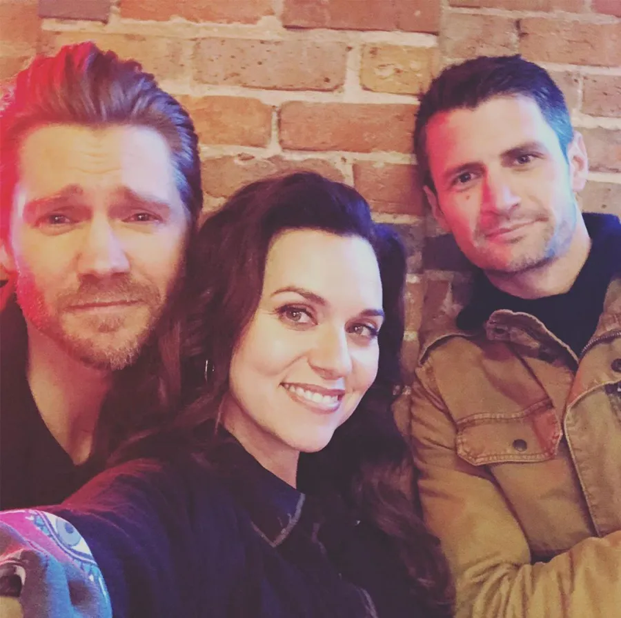 Chad Murray, Hilarie Burton and James Lafferty One Tree Hill Reunion