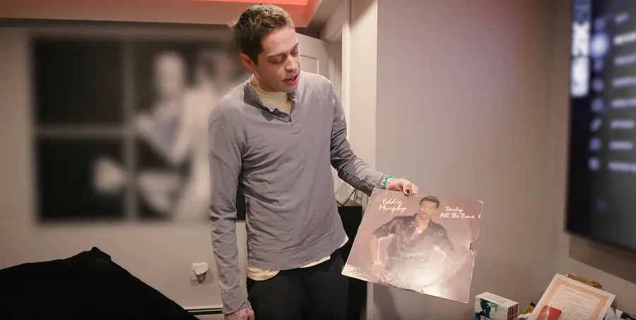 Pete-Davidson-Shows-Off-His-Basement-Apartment-in-His-Mom’s-House