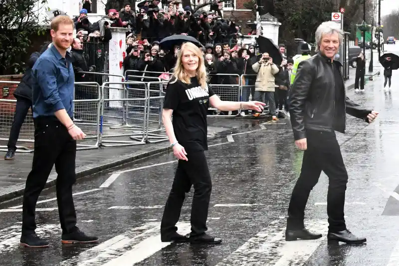Prince Harry Returns to London to Join Jon Bon Jovi at Abbey Road Studios