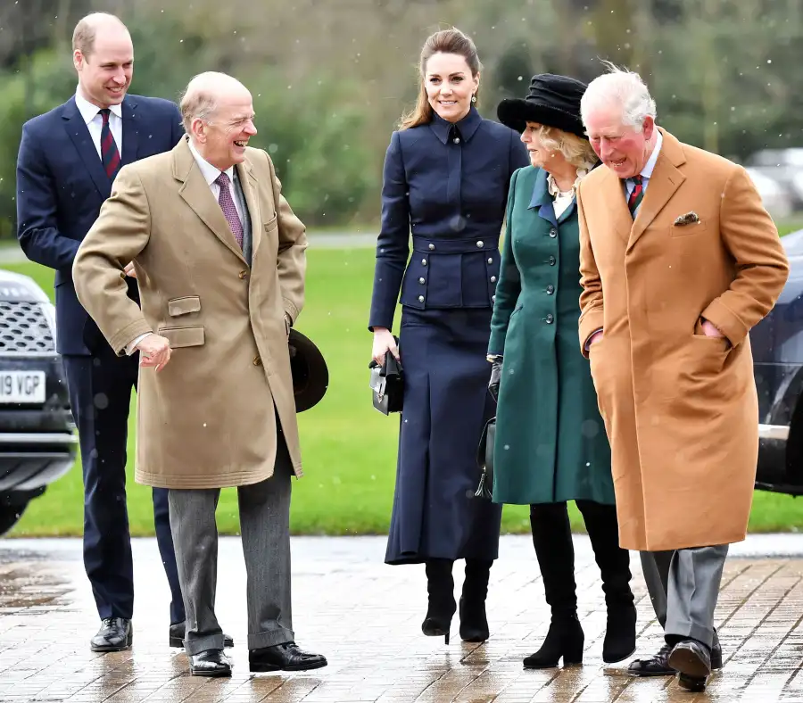 Prince William and Duchess Kate Join Prince Charles and Duchess Camilla for Rare Joint Engagement at Military Facility