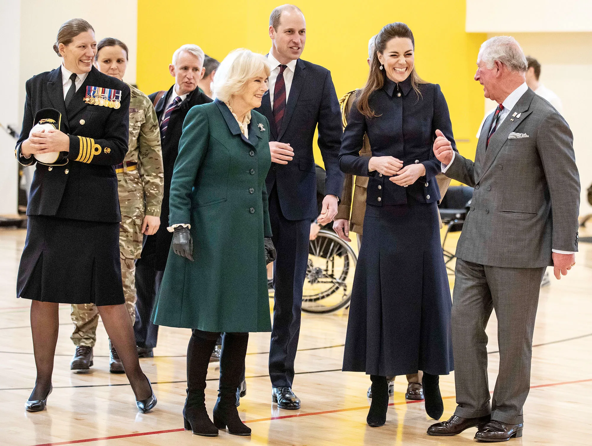 Prince William and Duchess Kate Join Prince Charles and Duchess Camilla for Rare Joint Engagement at Military Facility