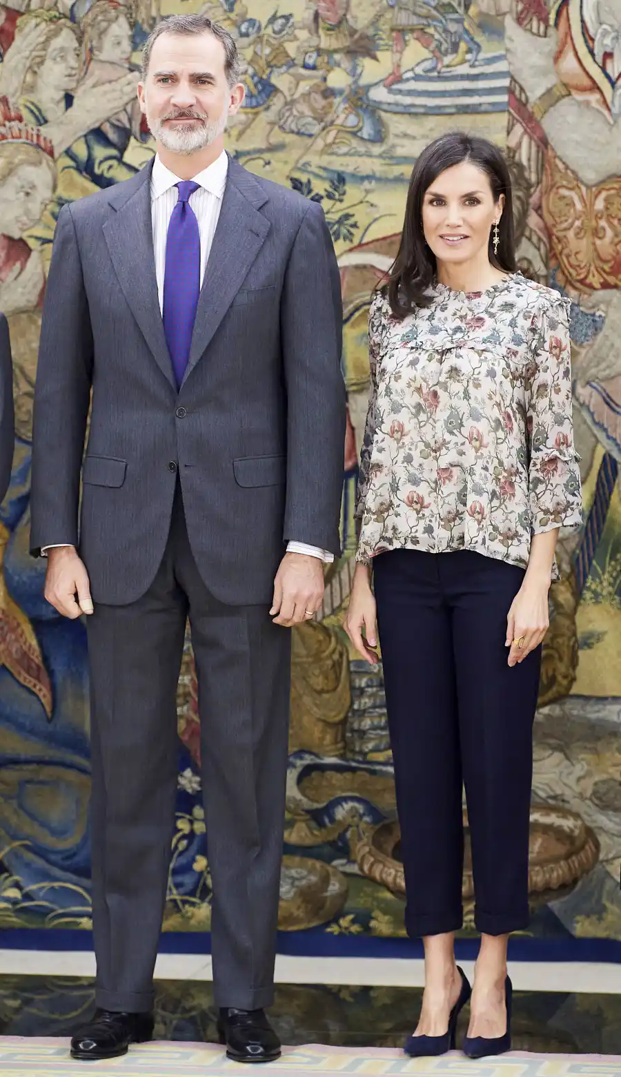 Queen Letizia Spring Ensemble February 25, 2020
