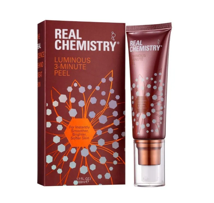 Real Chemistry Deluxe Luminous 3 Minute Peel, 1.7 Fl Oz