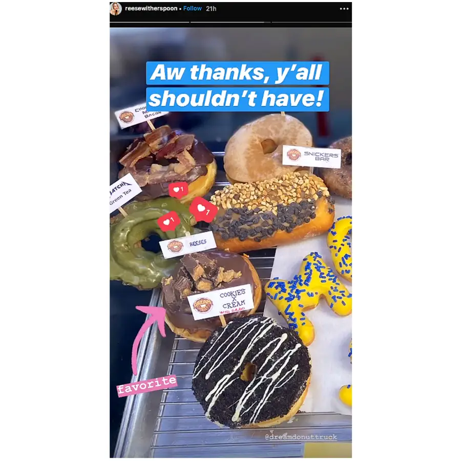 Reese Witherspoon Welcomed The Morning Show Season 2 Set With Food