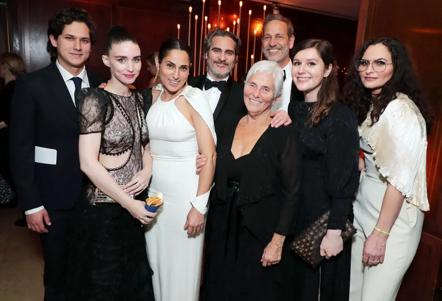 Rooney Mara Summer Phoenix Joaquin Phoenix Arlyn Phoenix and Rain Phoenix Afterparties Oscars 2020