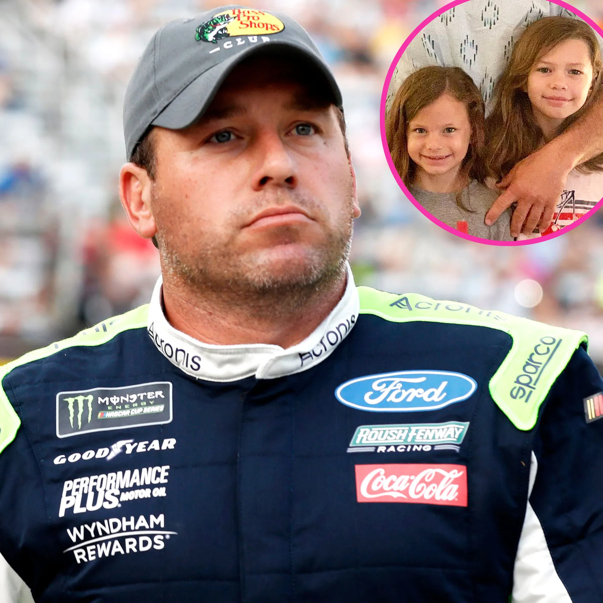 Ryan Newman All Smiles With His Daughters After Daytona 500 Wreck