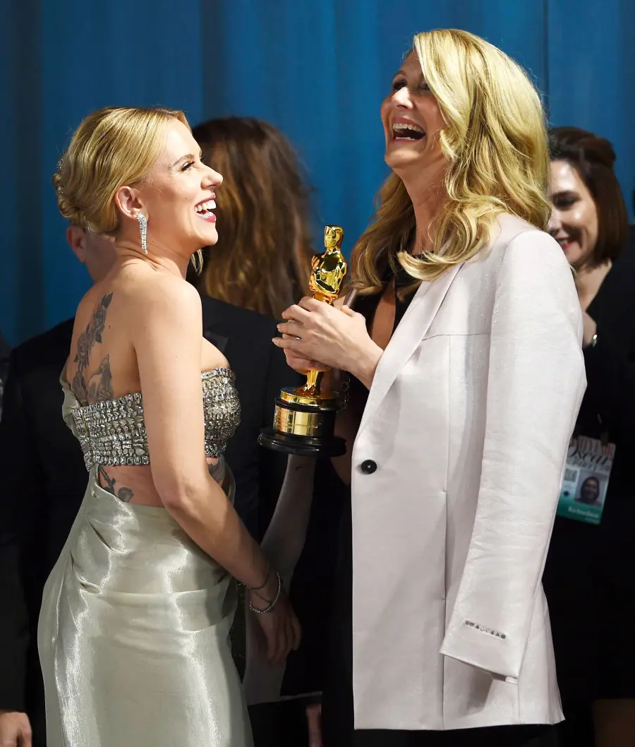 Scarlett Johansson and Laura Dern Afterparties Oscars 2020