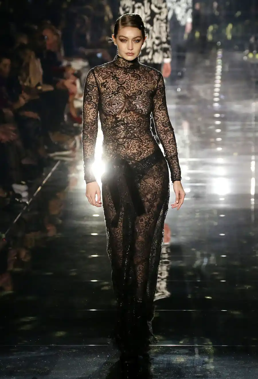 Sheer and Sexy Gigi Hadid Gallery Runway
