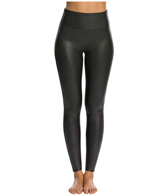 Spanx Faux Leather Leggings (Black)