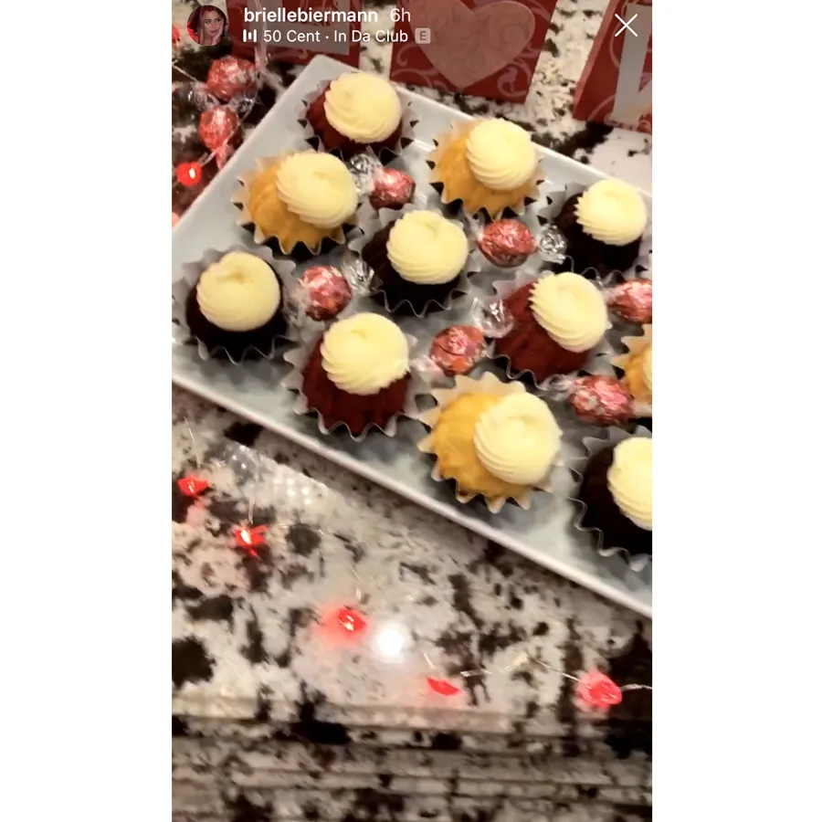 Brielle Biermann Stars Celebrate Valentines Day