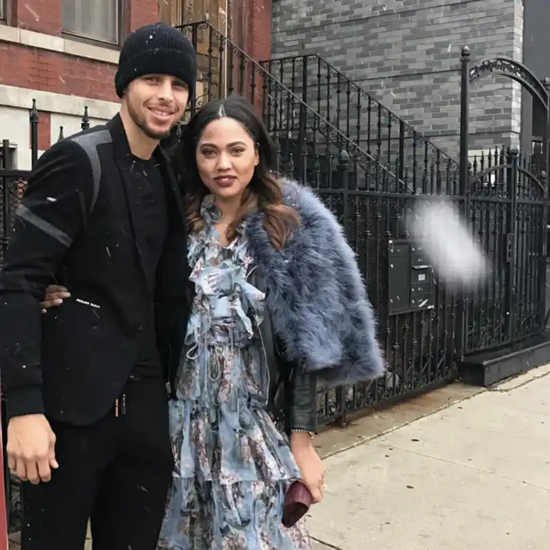Stephen Curry and Wife Ayesha Curry