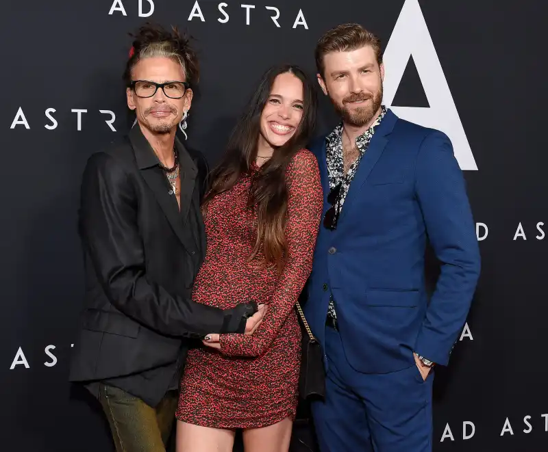 Steven Tyler, Chelsea Tyler and Jon Foster Steven Tyler Becomes a Grandpa for the 5th Time