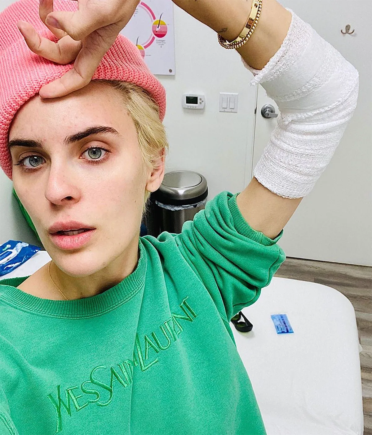 Tallulah Willis Tattoo Removal BTS Instagram