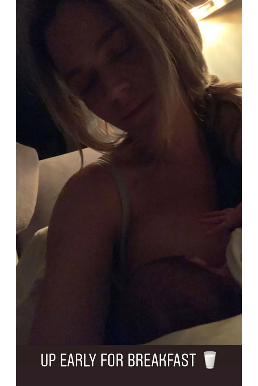 Teddi Mellencamp Breastfeeding Baby Dove