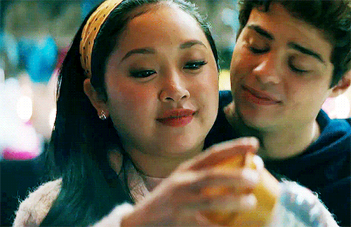 To All The Boys Lara Jean and Peter GIF