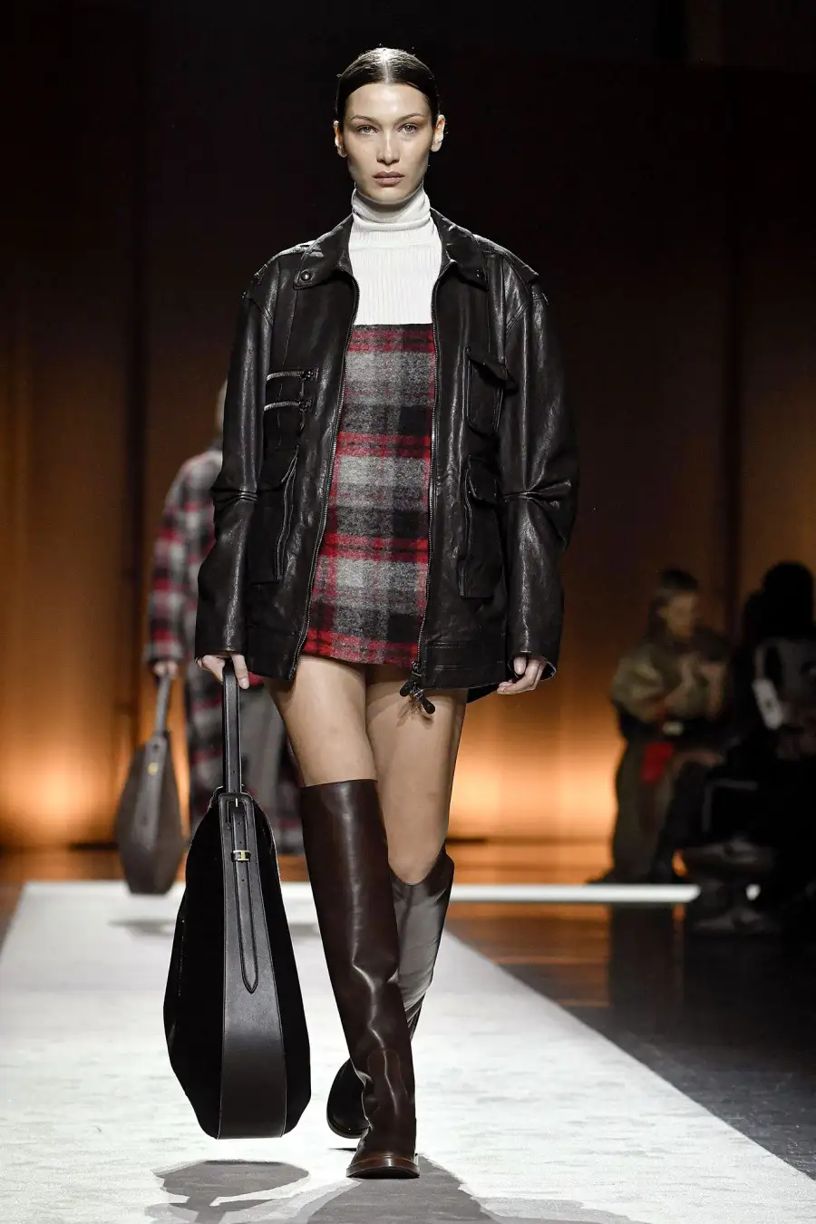 Tod's Bella Hadid Has Been Slaying on the Fall-Winter 2020 Runway