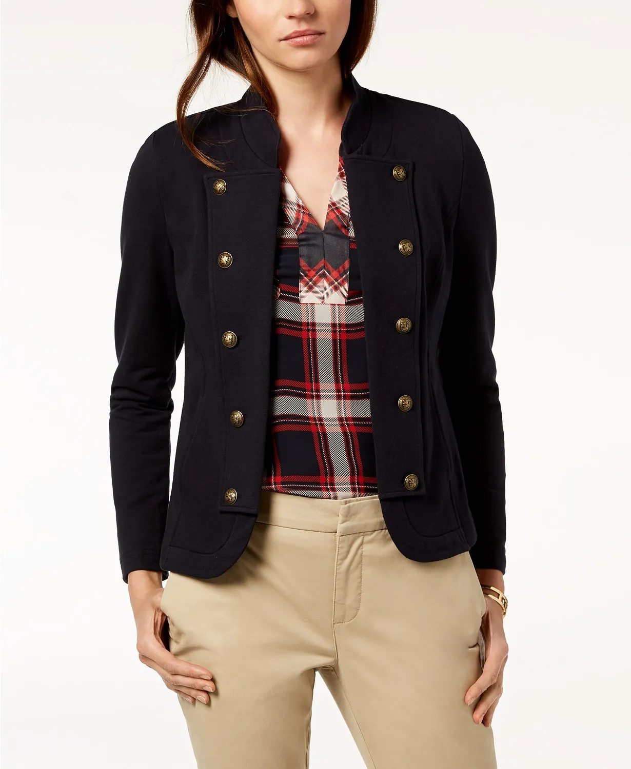 Tommy Hilfiger Military Band Jacket (Sky Captain)