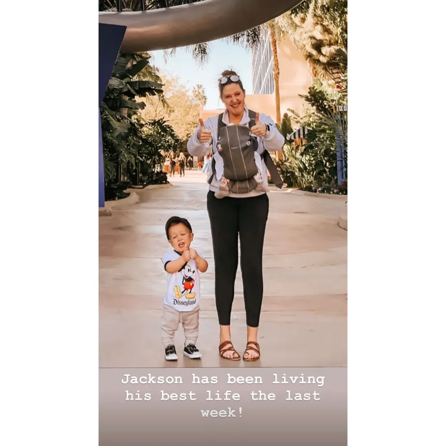 Tori Roloff Family Disneyland Trip Jackson and Tori