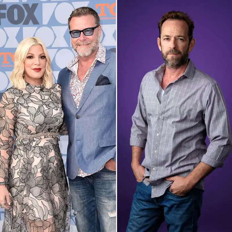 Tori Spelling and Dean McDermott Slam the Oscars for Leaving Luke Perry and Aaron Spelling Out of In Memoriam Tributes