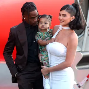 Travis Scott Joins Kylie Jenner at Stormi's 'Stormiworld' 2nd Birthday Party