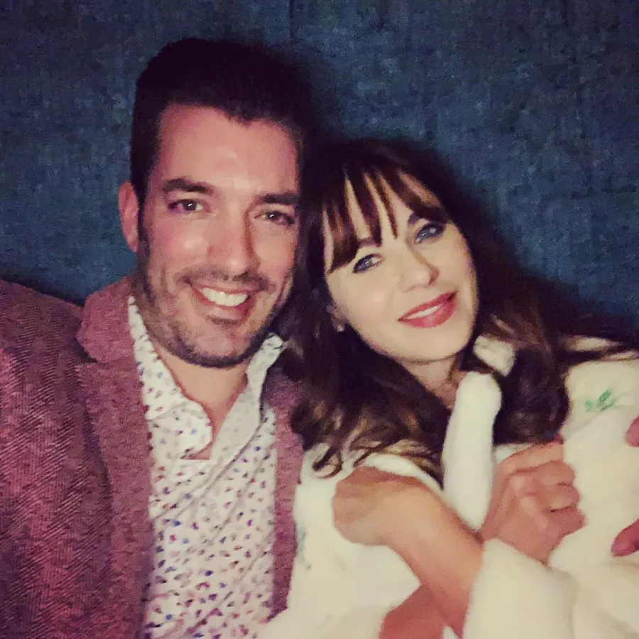 Zooey Deschanel and Jonathan Scott Valentine’s Dinner at The Mayfair Supper Club