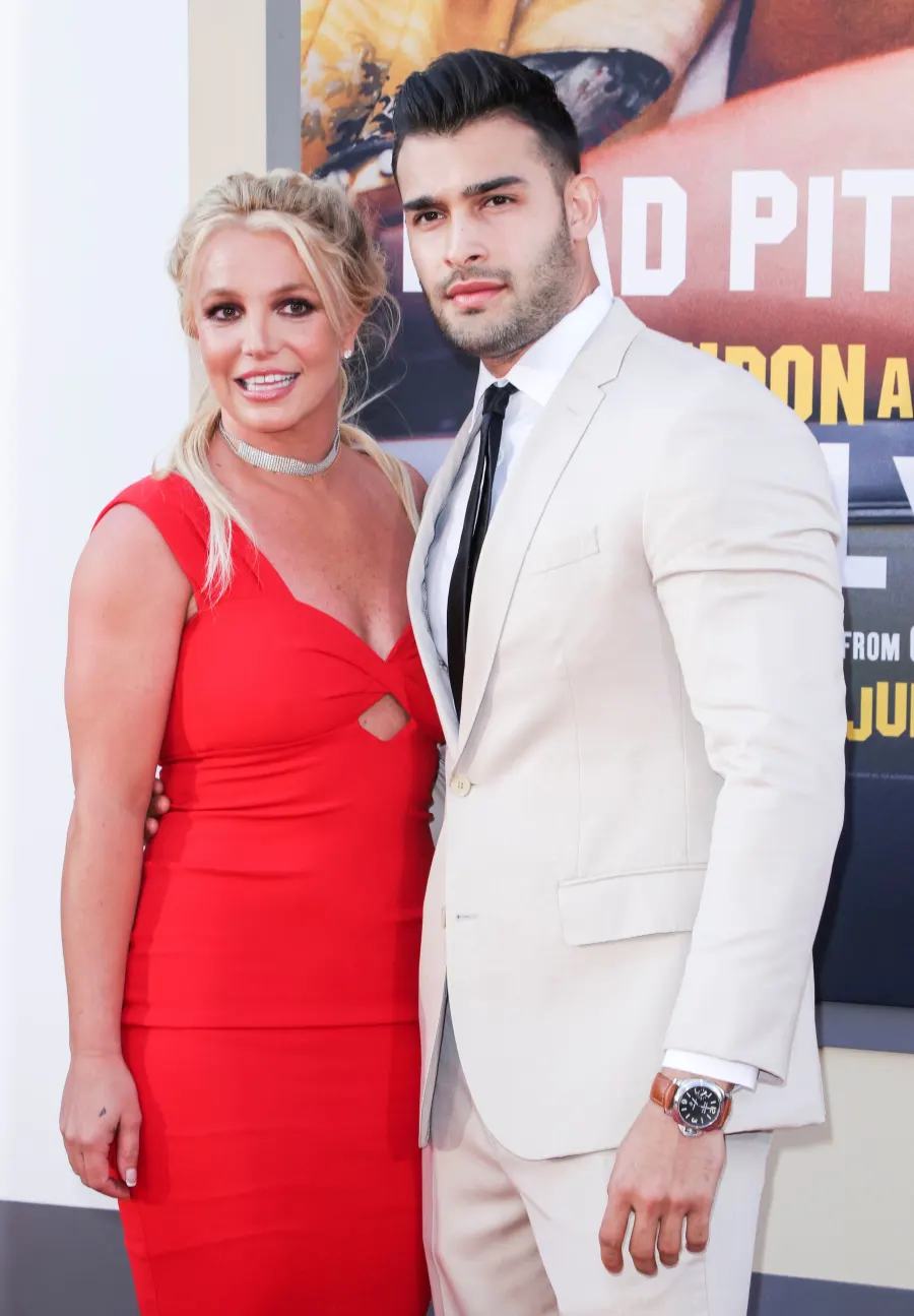 celebrity Valentine's Day Sam Asghari and Britney Spears