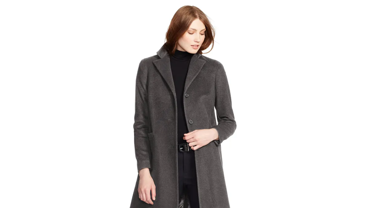 Lauren Ralph Lauren Wool Blend Reefer Coat
