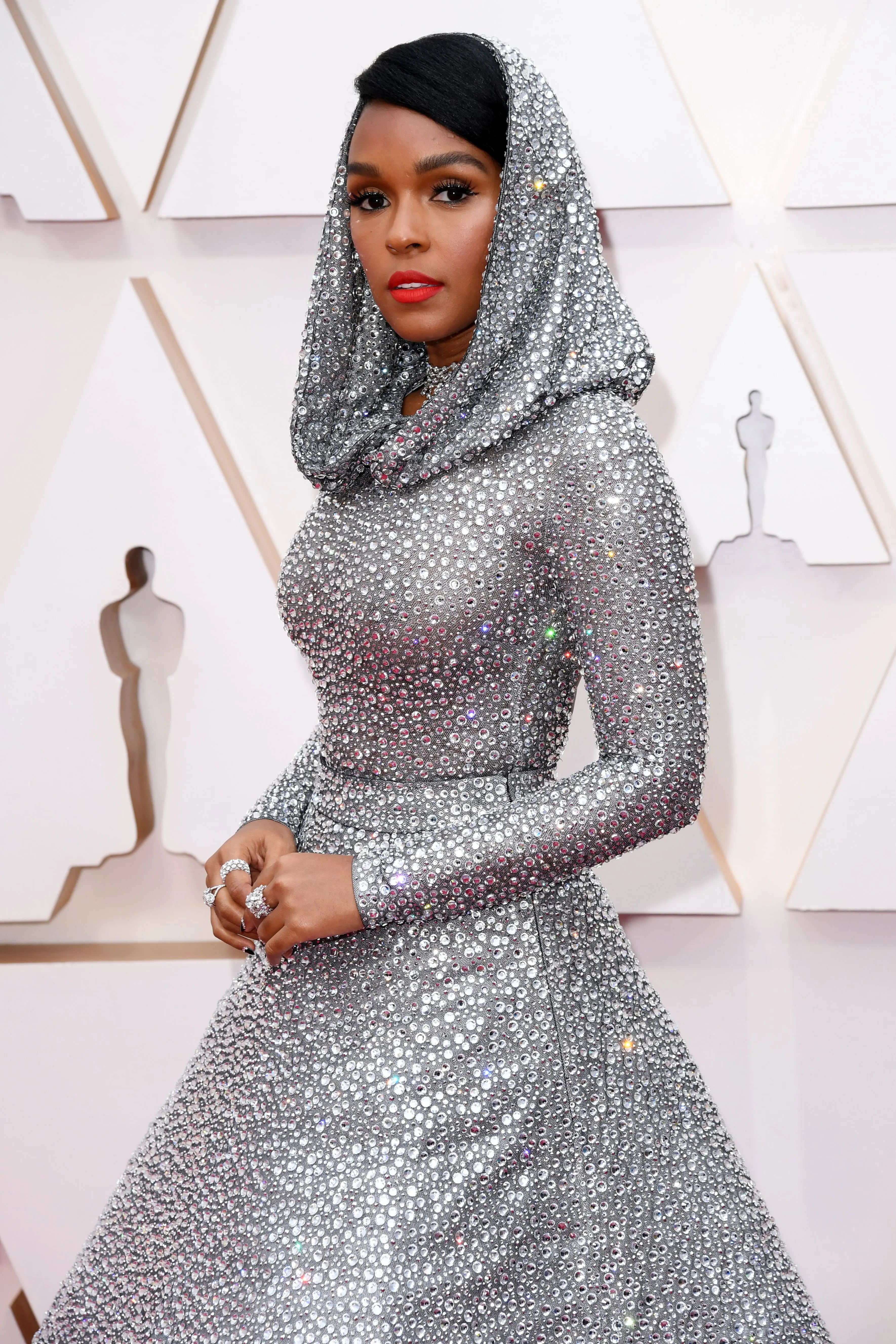 Janelle Monae attends the 92nd Annual Academy Awards in Los Angeles.