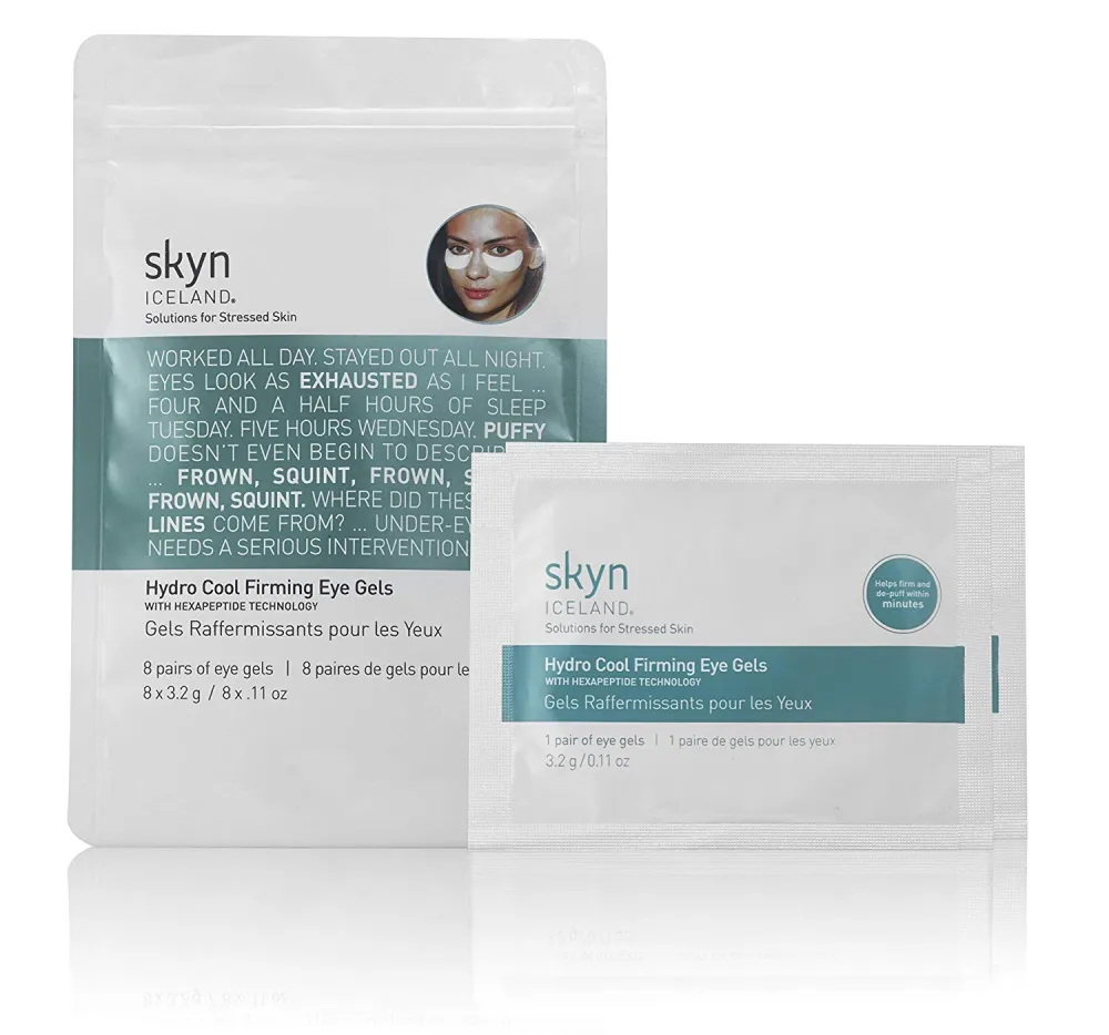 skyn ICELAND Hydro Cool Firming Eye Gels, 8 count