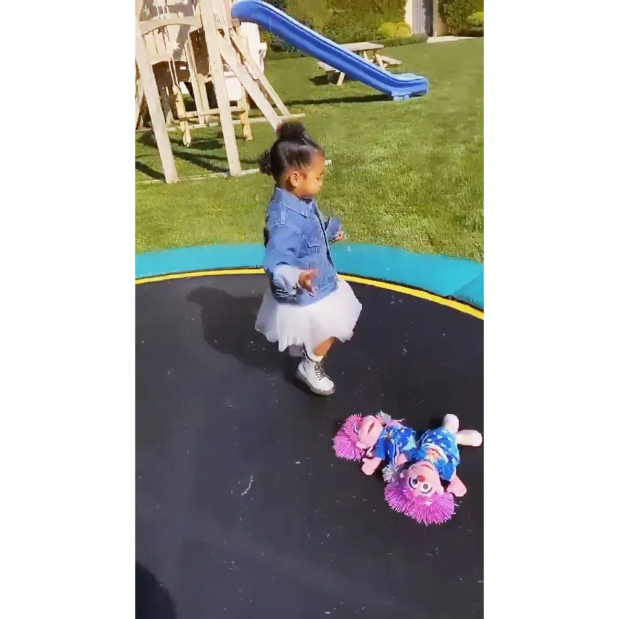 Inside Khloe Kardashians Daughter Trues Epic Backyard