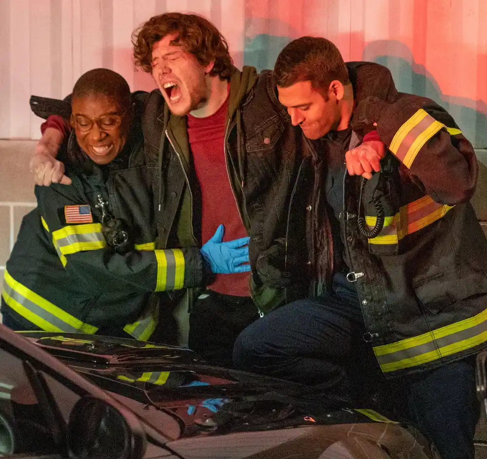 Aisha Hinds, guest star Alexander Neher and Ryan Guzman Teases Eddie Centered Episode 911