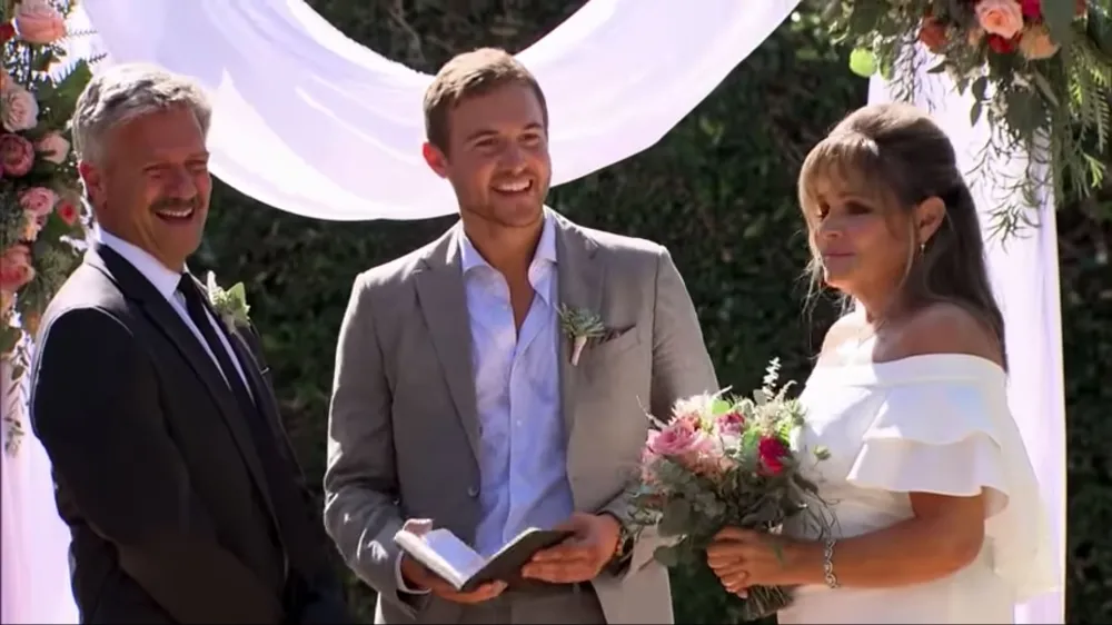 Barbara Told Madison Prewett I Really Like You at Vow Renewal