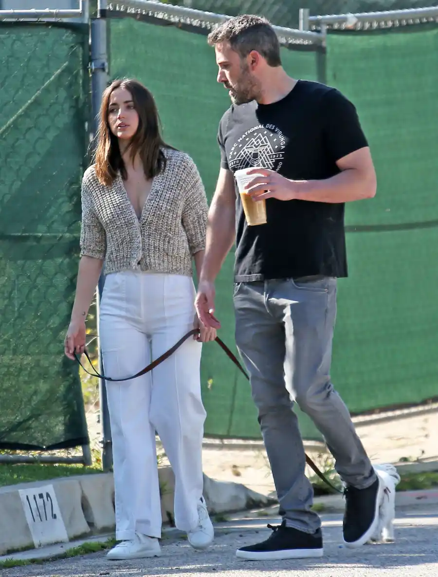 Ben Affleck Steps Out With Ana de Armas and Her Dog in L.A.